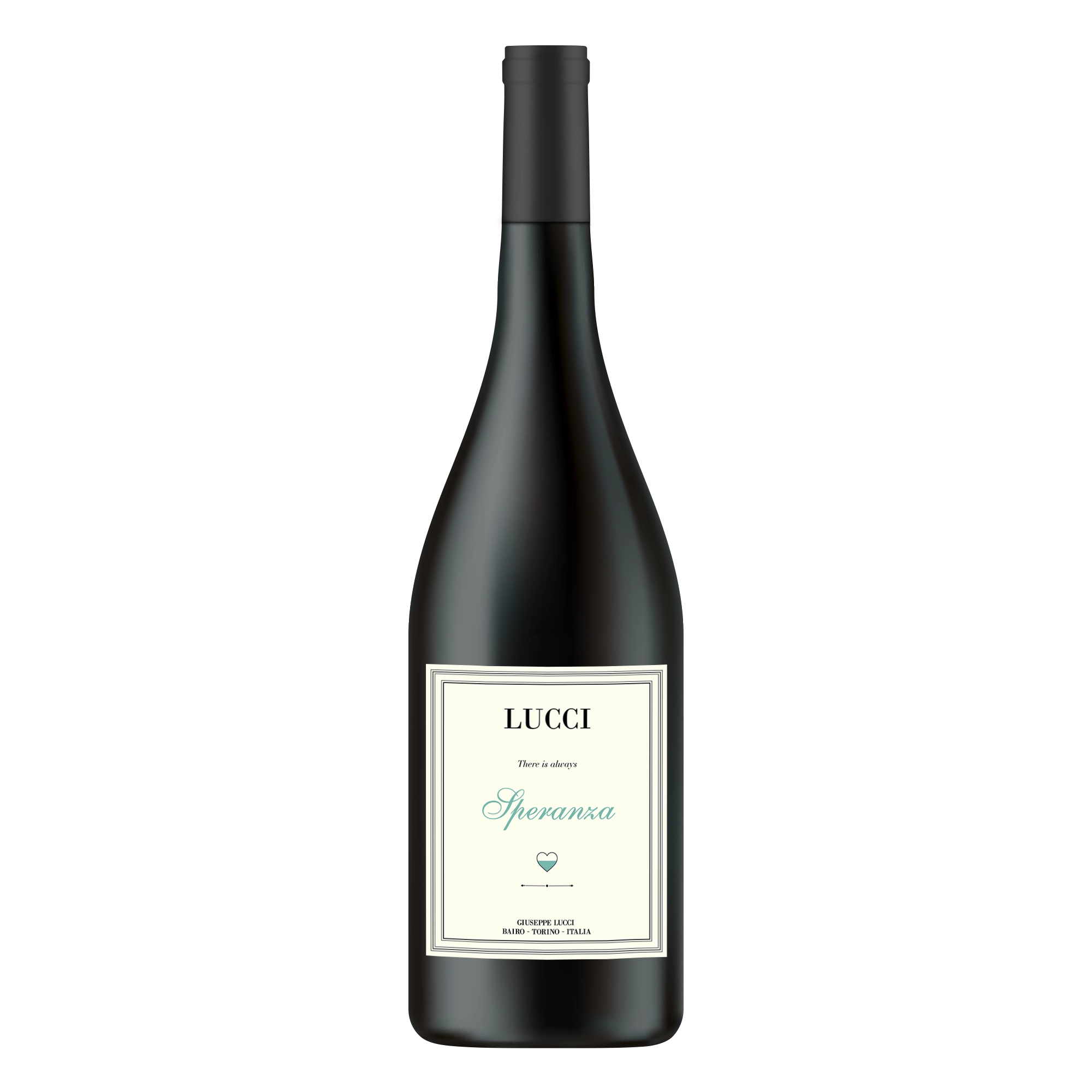 Bottiglia di vino bianco, Vigna Lucci, Speranza